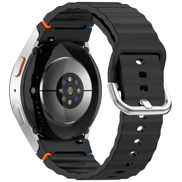 Samsung Watch 7 Wave -ranneke - hopeasolki (haalistumaton)