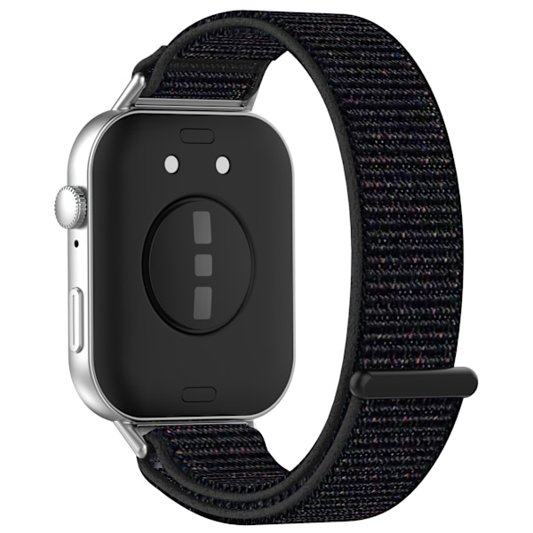 Nylon urrem til Huawei Fit 3 Sorte+farveprikker