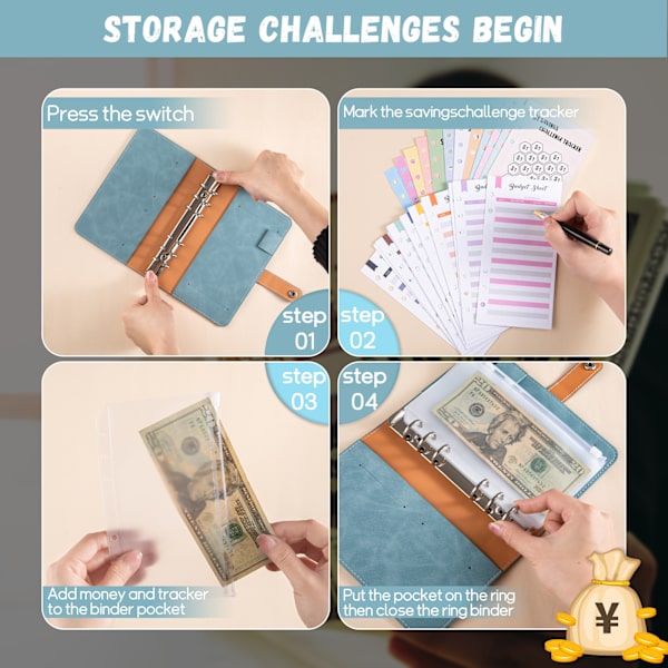 Pengar Pocket Planner Blå