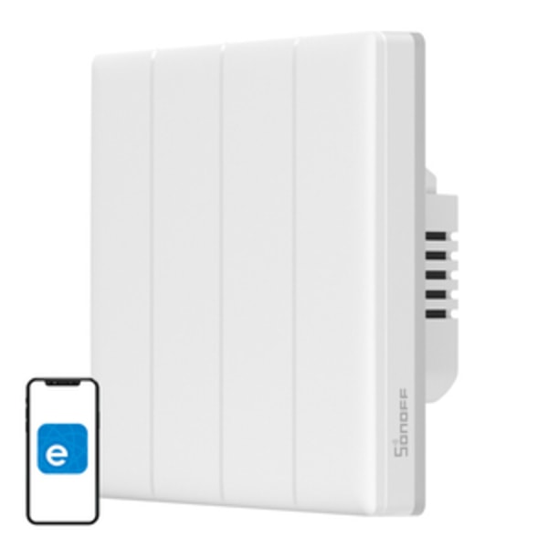 Smart WiFi Touch Wall Switch Sonoff TX T5 4C (4-kanals)