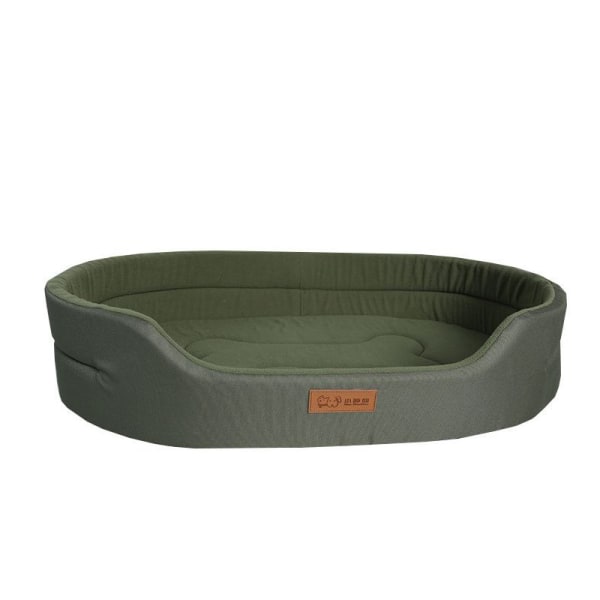 Plys Nest Hundeseng Pet Seng Mat Grøn M
