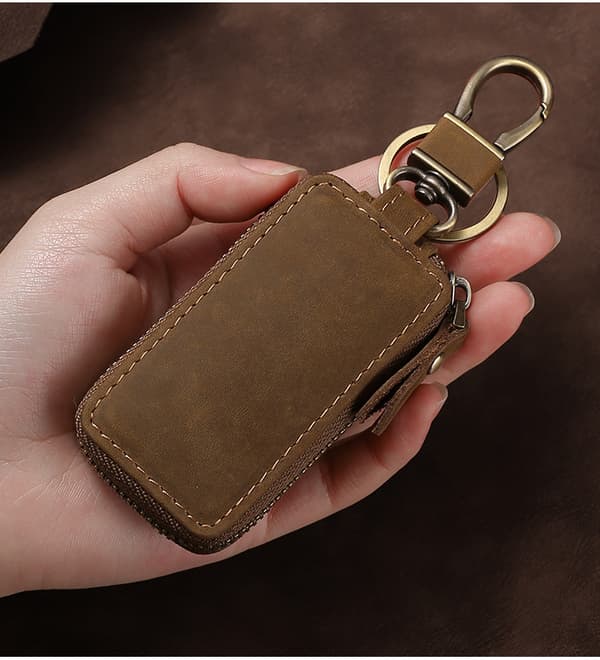 Aidon nahan avainkotelo, ohut yksikerroksinen avaimenperä
