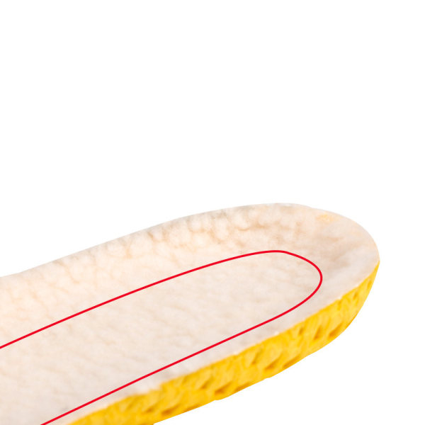 Lämpimät ja pehmeät karitsannahkaiset pohjalliset 24.5x1 cm