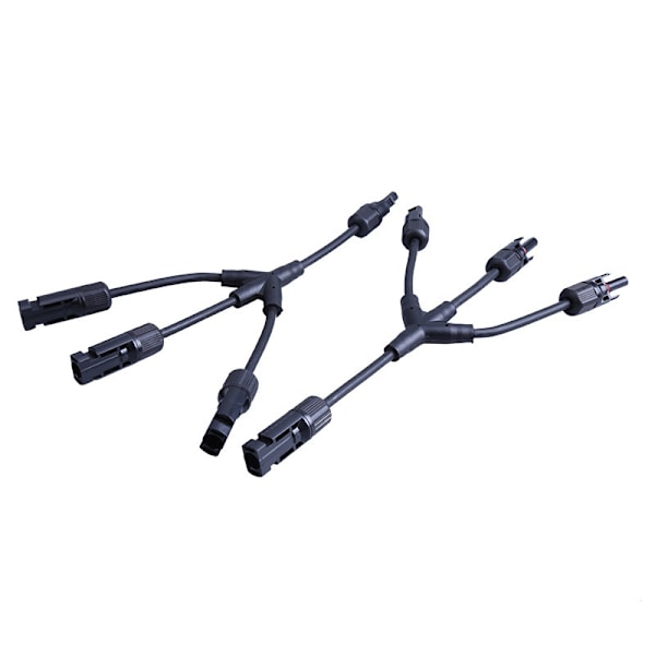 MC4Y Branch Connector - 1000V-30A - Sort