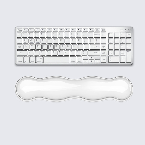 Ergonomisk silikone musemåtte med håndledsstøtte til tastatur