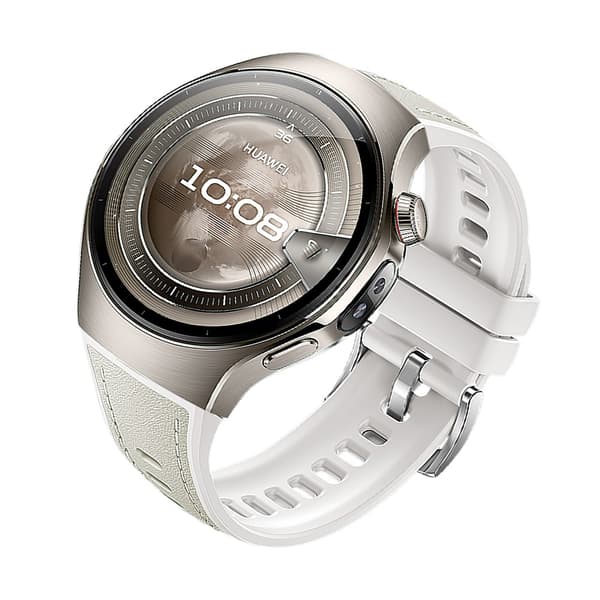 Silikoniranneke Huawei WATCH 5 (42mm) -kelloon White White