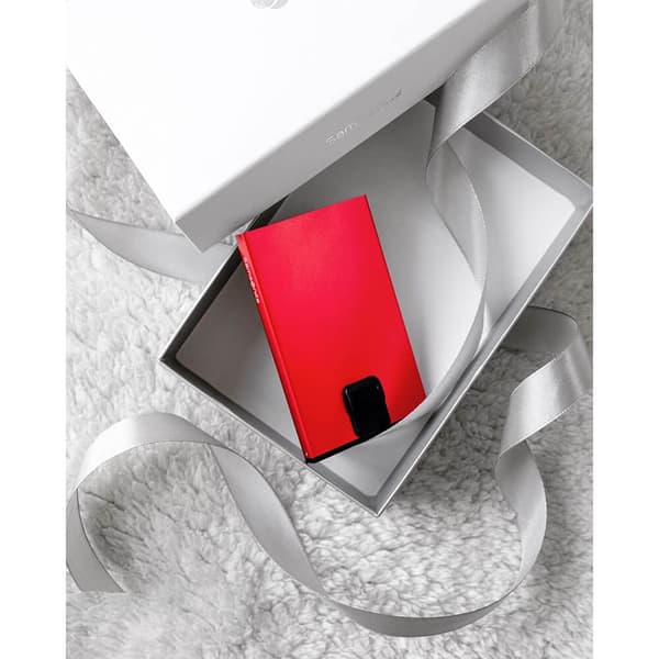 Plånbok ALUFIT RFID Card Case Slide Alu Röd