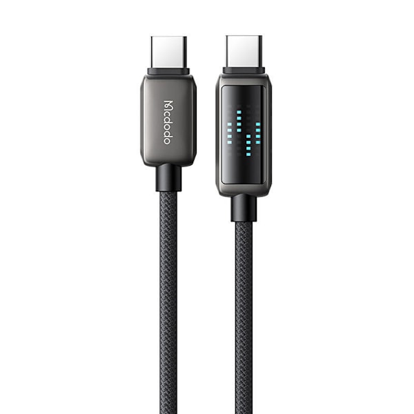 Mcdodo CA-4250 USB-C till USB-C-kabel, 100W, LED-skärm, 1,2m