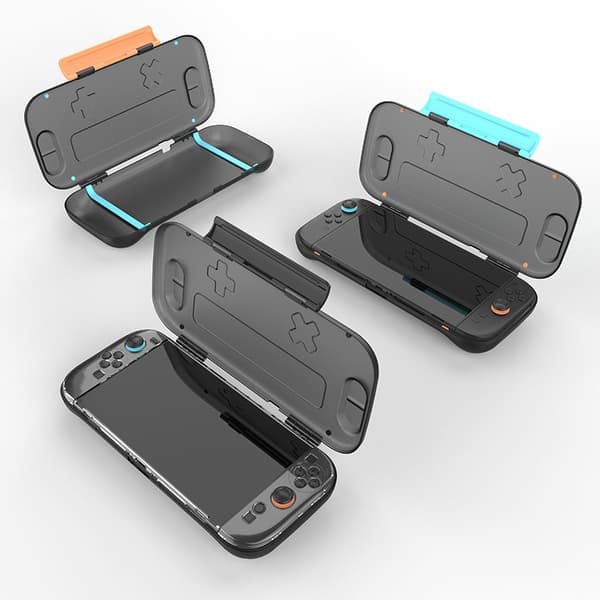Sort ABS Krystal Skal Beskyttelsesetui til Cross Button Nintendo Switch 2
