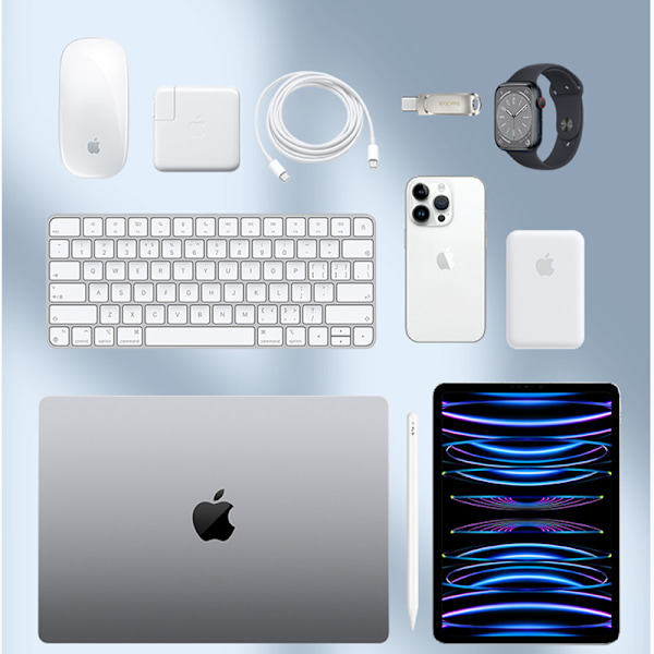 Snyggt grått iPad-fodral (10,2-11 tum) - Premiumskydd