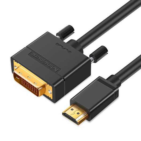 HDMI til DVI Kabel - Forbind din computer, TV og spilkonsol 3 m 3 m