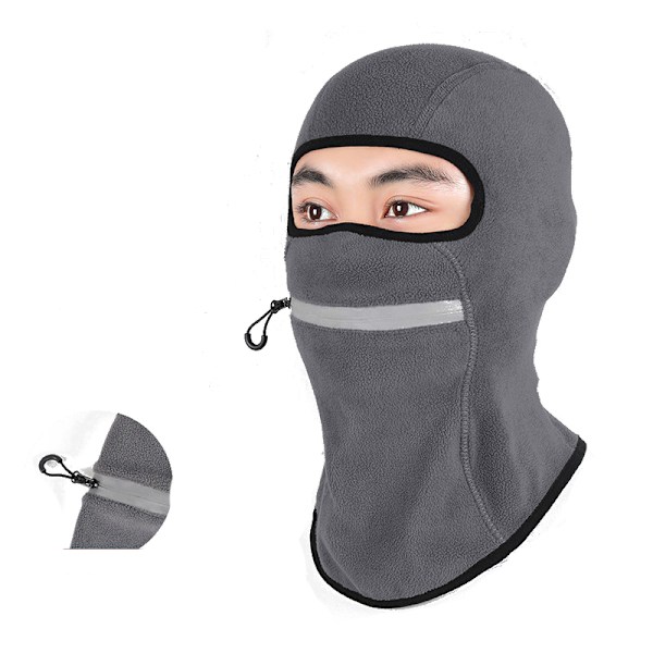Reflekterende Termisk Balaclava Mørkegrå