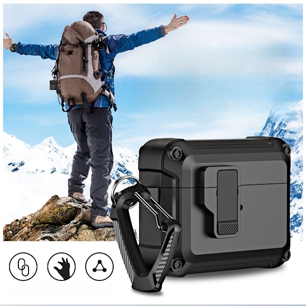 Skyddsfodral för AirPods Pro 2 Svart