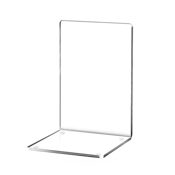 Bogstøtte Akryl 4-pak Transparent Transparent