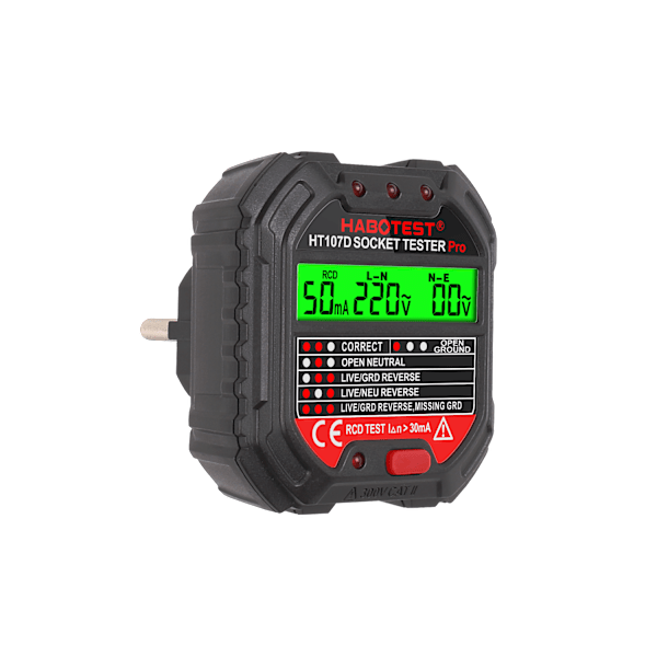 Sockeltestare med digital display Habotest HT107D