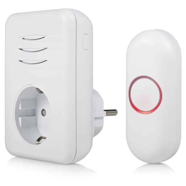 Trådløs dørklokke Plug-in B313 Hvid