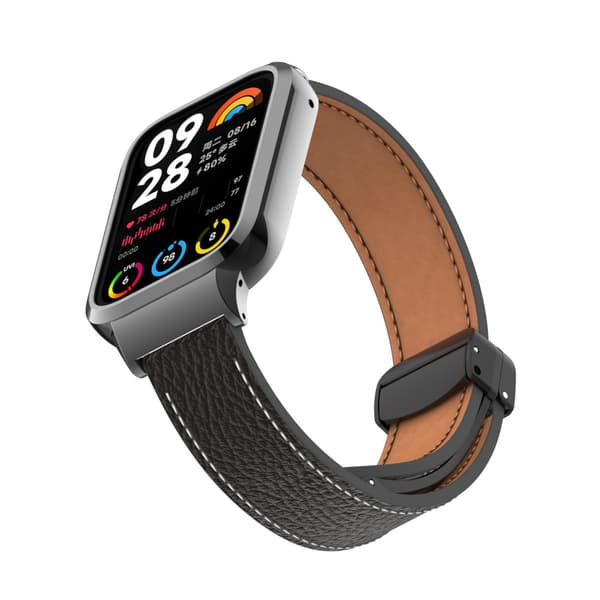 Nahkahihna Xiaomi Band 8 Prolle Black Black