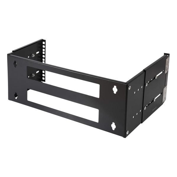 19" wall mount adjustable depth, 4U, 25kg load, steel