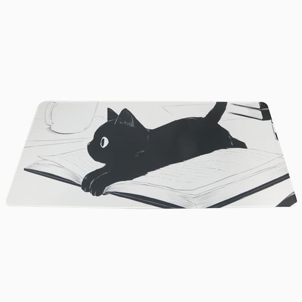 Söt kattmusmatta L L