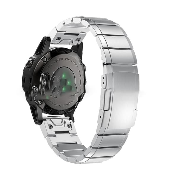 Silver klockarmband för Fenix 5s/6s/7s/8 43mm