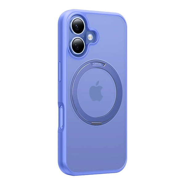 Torras Ostand Pro Fodral för iPhone 16 (blå)