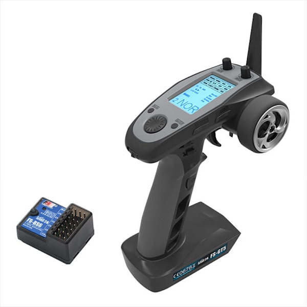 Flysky Transmitter FS-GT5 + Receiver BS6 Set, 6 kanaler AFHDS 2A