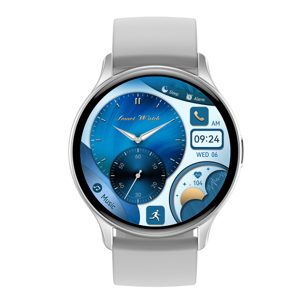 Vattentät Sports Smartwatch Silver