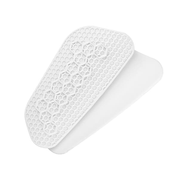 027 Silikoniset säärisuojat parantavat jalkojen suojausta White White