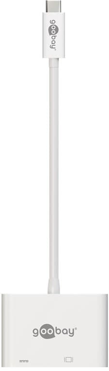 USB-C™-adapter till VGA, PD, vit