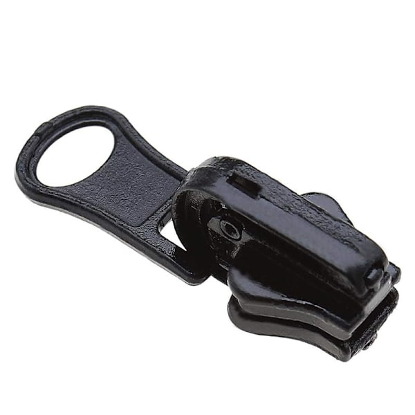 Double Sided Zipper Puller 5# Zipper Replacement 10pcs Black Black