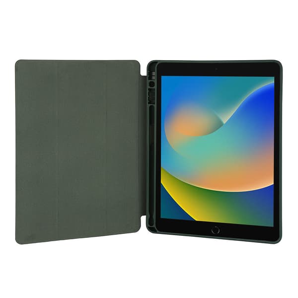 Tabletfodral Soft Touch Grön iPad 10.2" 19/20/21 & iPad Air 10.5" 2019