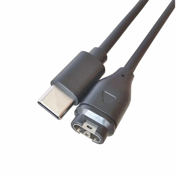 INF USB-C-älykellon latauskaapeli Musta  Garmin Fenix 5 / 5X / 5 Musta