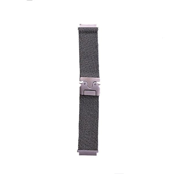 Titaniumfärgad 22mm Universal Rostfritt Stål Klockarmband