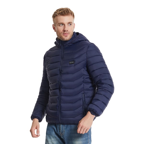 Opvarmet jakke M09 med 21 varmezoner, 3XL
