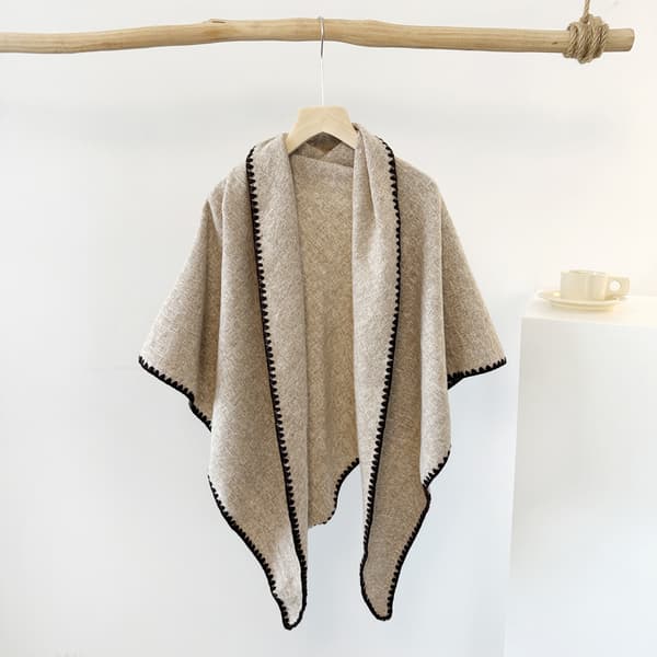 Trekanttørklæde - Elegant vinterindpakning Khaki Khaki