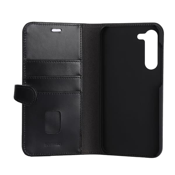 2in1 Wallet Leather 3 card Samsung  S23+ 5G Black