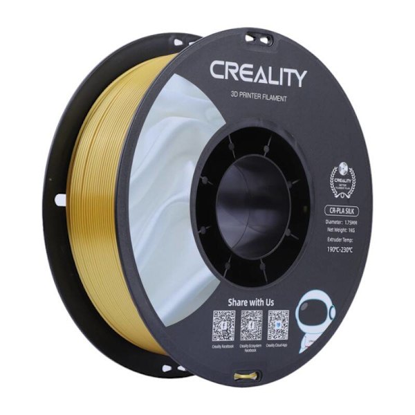CR-Silk PLA Filament Creality (Guld)