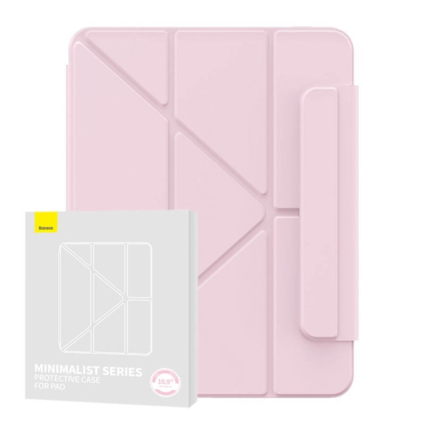 Magnetfodral Baseus Minimalist för Pad 10 10,9″ (babyrosa)