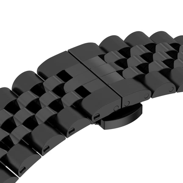 Kellon ranneke ruostumatonta terästä Black Fitbit Versa 3 / 4 / 5 Black