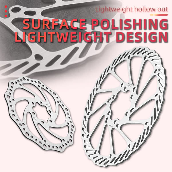 07-G3CS 160mm Rostfritt Stål Skivbroms Rotor - Silver