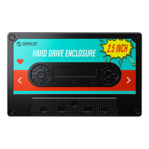 Orico 2580 HDD/SSD 2,5" drevkabinet, 5Gbps, USB-A til USB Micro-B (sort)