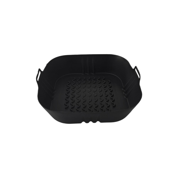 Återanvändbar silikonbakplåt för Air Fryer Svart
