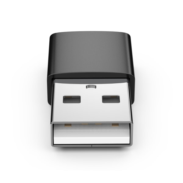 INF USB-A (hane) till USB-C (hona) adapter Svart