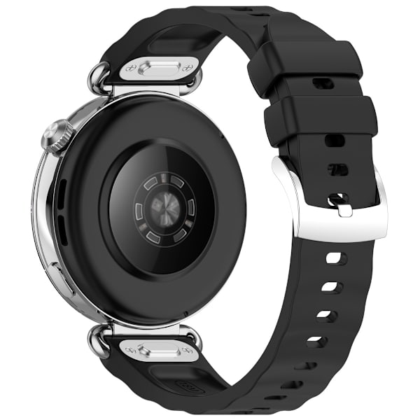 Silikone udskiftningsrem kompatibel med Huawei Watch GT6 46mm - Sort