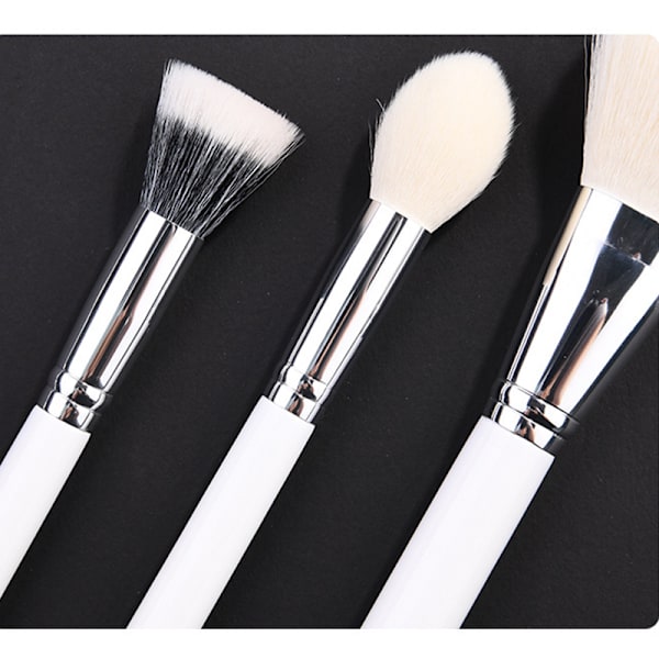Professionelt 15-delt makeupbørste-sæt med børsteholder