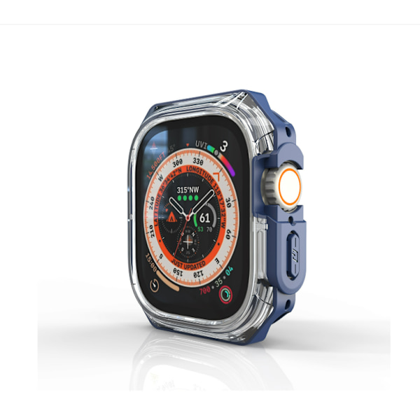 49 mm Apple Watch Ultra tofarvet beskyttelsesetui Blå