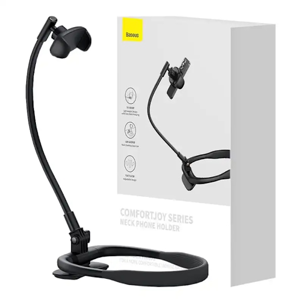 Kaula-puhelinteline Baseus ComfortJoy (musta)