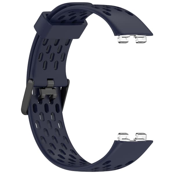 Udskiftningsrem til Huawei Band 10/9/8 - åndbart design med huller Blue Blue