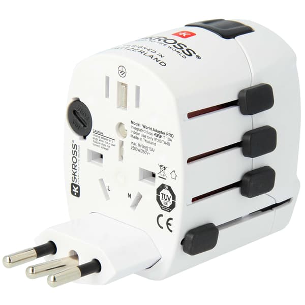 World Travel Adapter PRO World Grounded