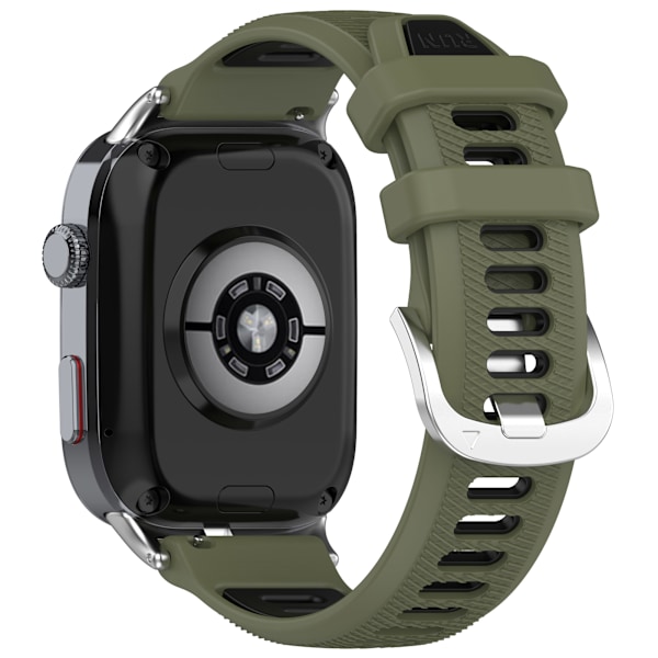 Silikone urrem til Huawei Watch D2 Grøn+sort